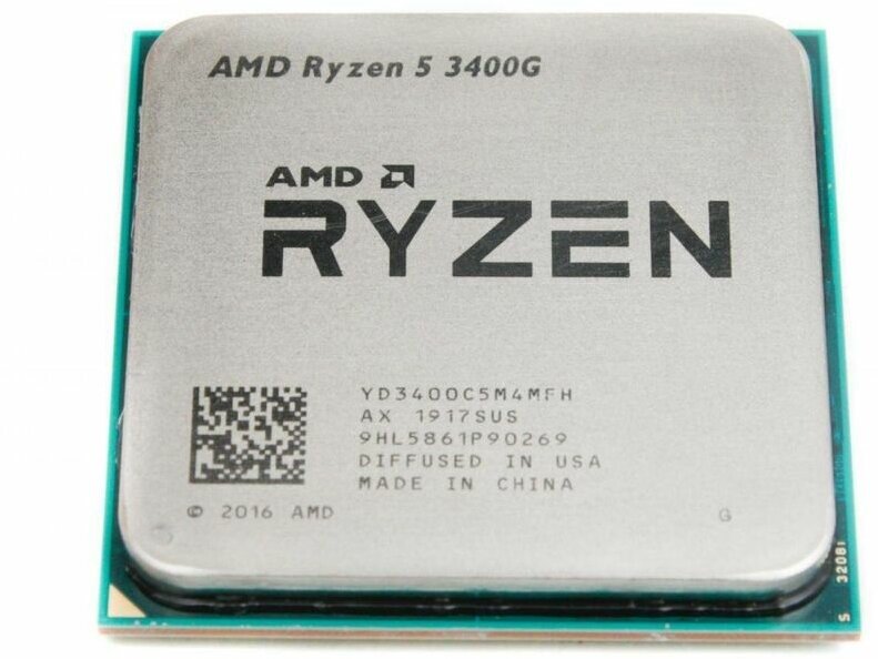 Процессор AMD Ryzen 5 3400G AM4 4 x 3700 МГц