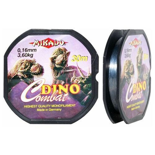 фото Mikado, леска dino combat, 30м, 0.10мм, 2.0кг, арт. zzc-010-p микадо
