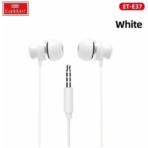 Наушники проводные Earldom ET-E37 белые 38000₽