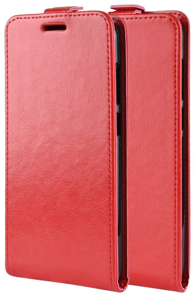 Чехол-флип MyPads для Samsung Galaxy A41 SM-A415F (2020) вертикальный откидной красный