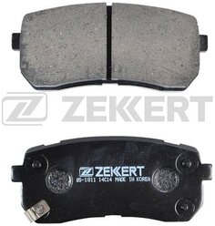 Дисковые тормозные колодки задние ZEKKERT BS1811 для Hyundai H1, Hyundai ix55, Kia Carnival (4 шт.)