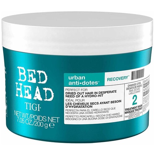 TIGI Bed Head Urban Anti+dotes Recovery Mask - Маска для поврежденных волос уровень 2, 200 мл