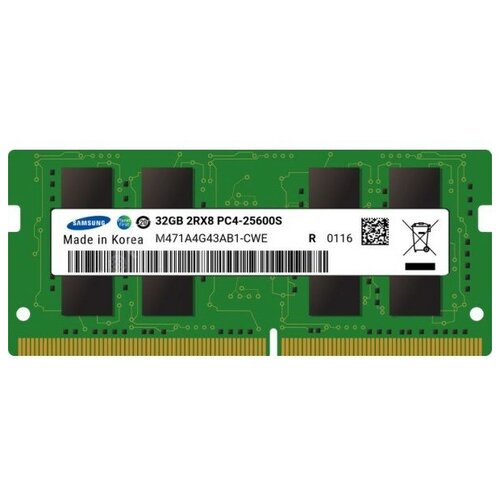 Samsung DDR4 32Gb 3200MHz pc-25600 (m471a4g43ab1-cwe) оем M471a4g43ab1-cwe .
