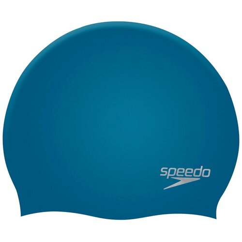 фото Шапочка для плавания speedo plain molded silicone cap, 8-709842610, синий, силикон