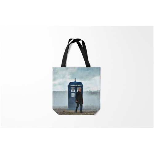 фото Сумка-шоппер / 40х40 см / сериалы / doctor who доктор кто burnettie