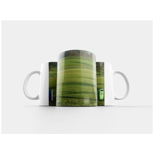 фото Кружка "футбольное поле, футбольный, виды спорта" 320 мл lotsprints