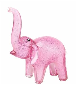 Фото Фигурка Розовый слон 16х21 см