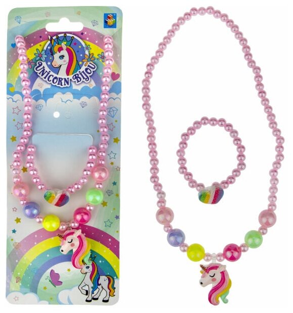 Набор украшений "Unicorn Bijou" от 1TOY, 2 предмета