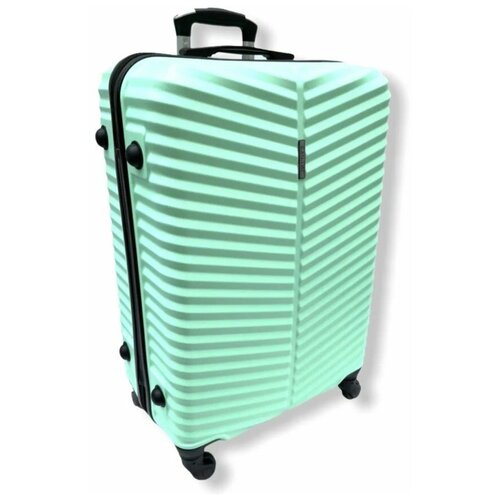 Умный чемодан БАОЛИС 25378, 77 л, размер M, голубой, серый