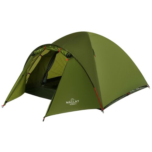 фото Палатка туристическая verag 3, размер 330 х 210 х 120 см, 3-местная, двухслойная maclay 5385303 .