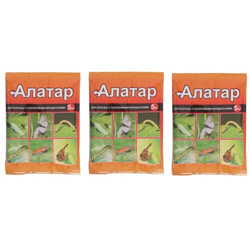 Средство для защиты садовых растений от вредителей Алатар 3 шт х 5 мл