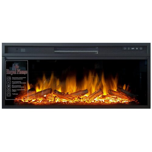 Электрический электрический камин Royal Flame Vision 42 LOG LED 2 кВт 95 см 41 см 19 см черный 60 м³ 25 м²