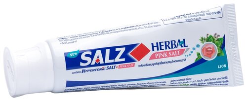 Зубная паста LION Salz Herbal с розовой гималайской солью, 90 мл, 120 г