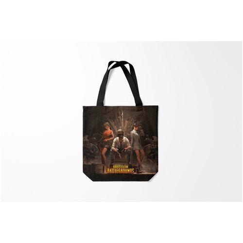 фото Сумка-шоппер / 40х40 см / геймерам / pubg burnettie