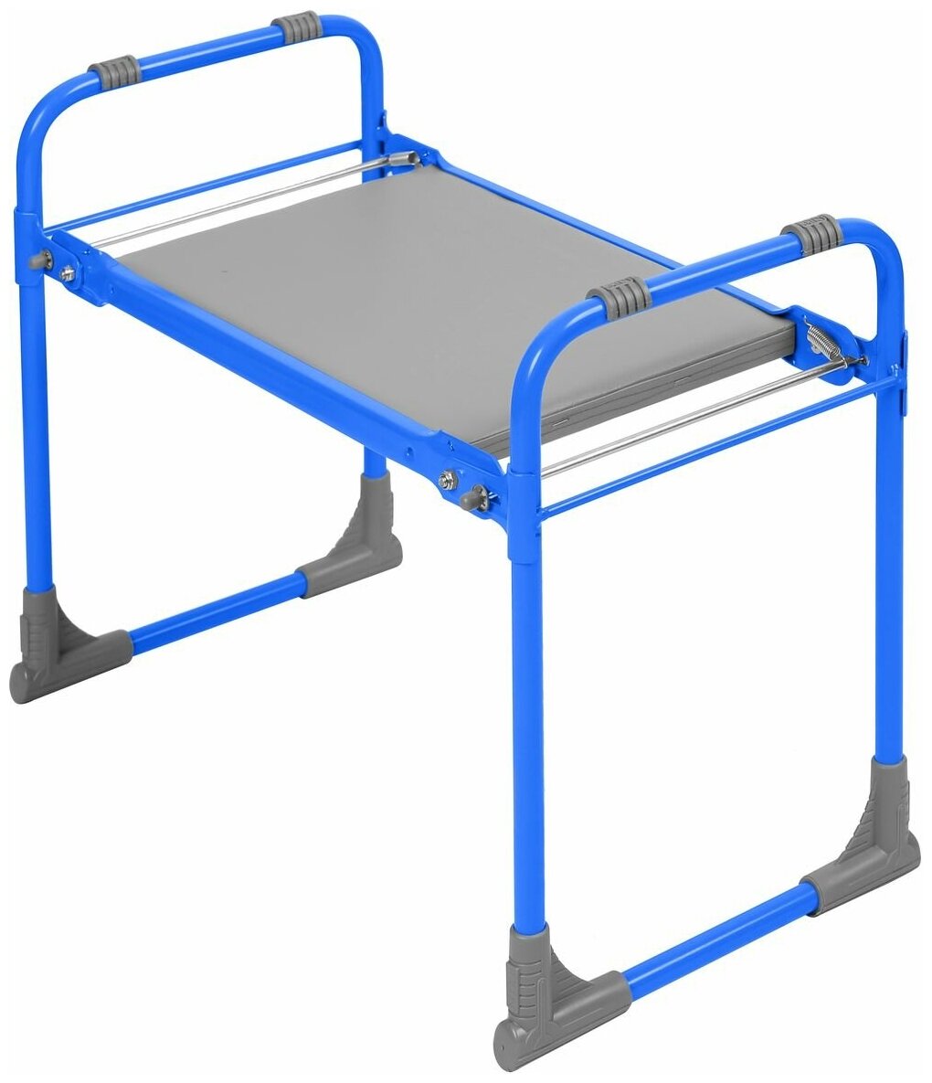 Nika Скамейка-перевертыш садовая складная с мягким сиденьем Nika СКМ (56х30х42см, голубой)