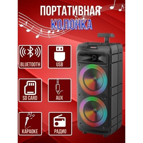Колонка музыкальная большая ZQS-8211 BT Speaker ZQS-8211 черный 510400₽