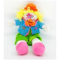 Мягкая игрушка Кукла клоун 26 см.