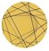 Тарелка обеденная DELNICE GOLD 25см