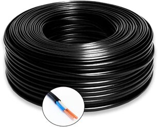 Электрический кабель ВВГ-Пнг(А)LS 2*1,5 количество 6 метр. Силовой провод, проводник