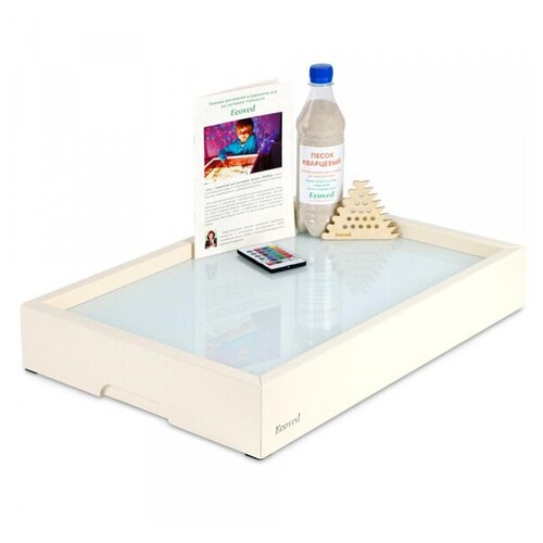 фото Световой стол для рисования песком 50 см (кремовый цвет), ecoved (эковед)