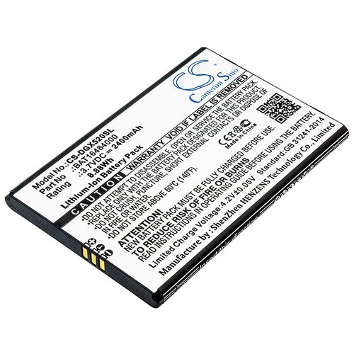 Аккумулятор CS-DGX520SL BAT16484000 для DOOGEE X5 Max X5 MAX Pro 3.7V / 2400mAh / 8.88Wh 2400mah replament phone battery for doogee x5 pro battery rechargeable li ion bateria for doogee x5 backup phone bateria