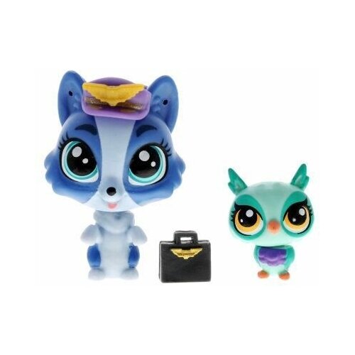 Littlest Pet Shop Собака и совёнок' из серии 'Стильные питомцы' (Pet Pawsabilities)Hasbro littlest pet shop пингвин и полярный медвежонок из серии стильные питомцы