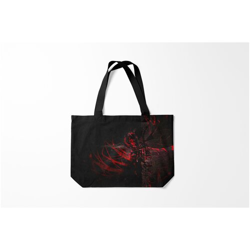 фото Сумка-шоппер / 46х35 см / тренды / абстракция digital 3d burnettie