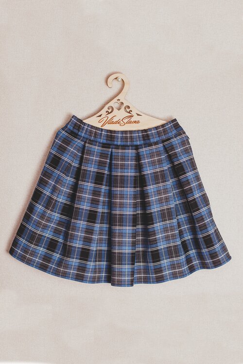 Школьная юбка VLADISLAVA, размер 116-54, синий
