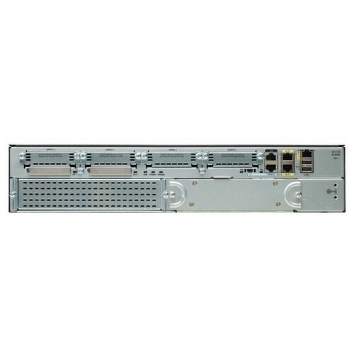 Маршрутизатор Cisco 2911 w/3 GE,4 EHWIC,2 DSP,1 SM,256MB CF,512MB DRAM, IPB [CISCO2911R/K9 ] маршрутизатор cisco 2911 v k9