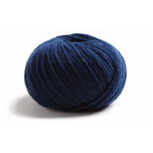 Пряжа Lamana Como цвет 11, marineblau, морской (тёмно-синий)