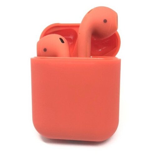 Беспроводные bluetooth наушники TWS i12 Красный 49000₽