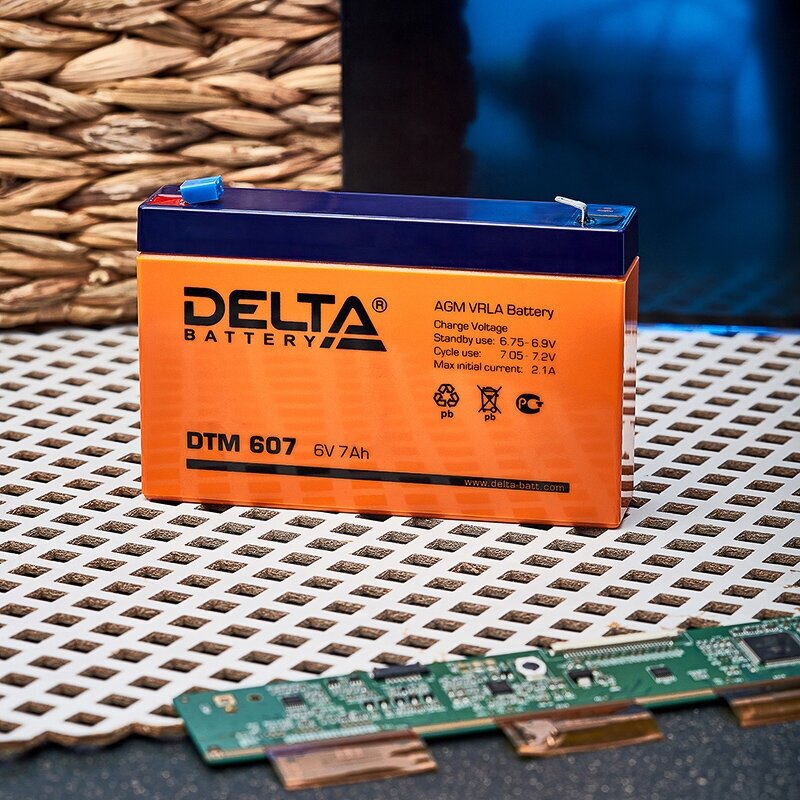 DELTA Battery DTM 607 6В 7 А·ч - фото №15