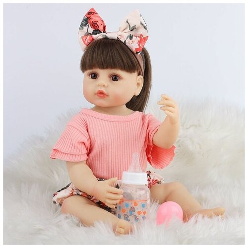 Кукла Реборн девочка Лиана (силиконовая)/ Кукла младенец Reborn