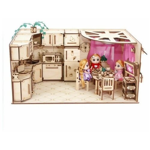 Конструктор для девочек Чудесная кухня. 521 Деталь. 3+