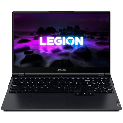 фото Ноутбук lenovo legion 5 gen 6 15.6" fhd ips/core i5-10500h/8gb/512gb ssd/nvidia geforce rtx 3050/dos/noodd/черный (82nl0003rk)