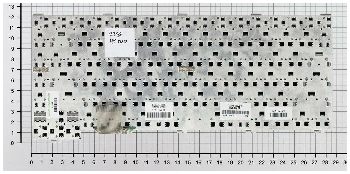Клавиатура для ноутбука HP Compaq Presario 1200AN черная