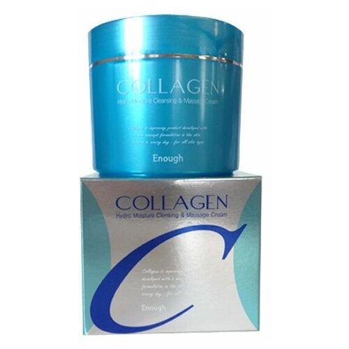 Крем массажный увлажняющий с коллагеном Collagen Hydro Moisture Cleansing & Massage Cream, 300 мл. Enough