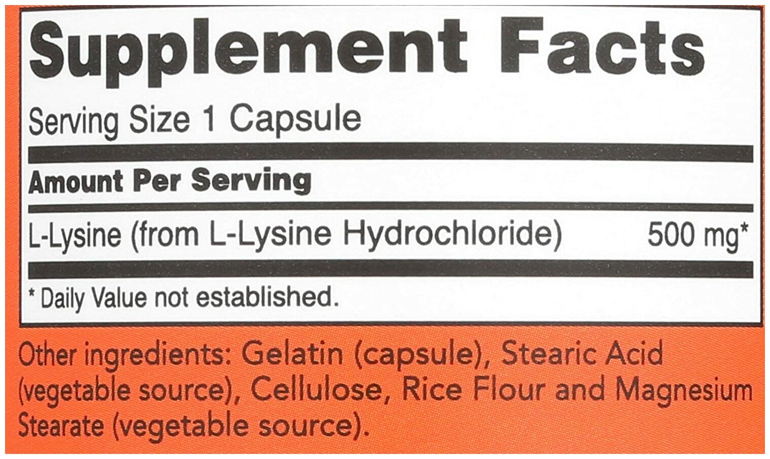 L- lysine 500 mg para que sirve