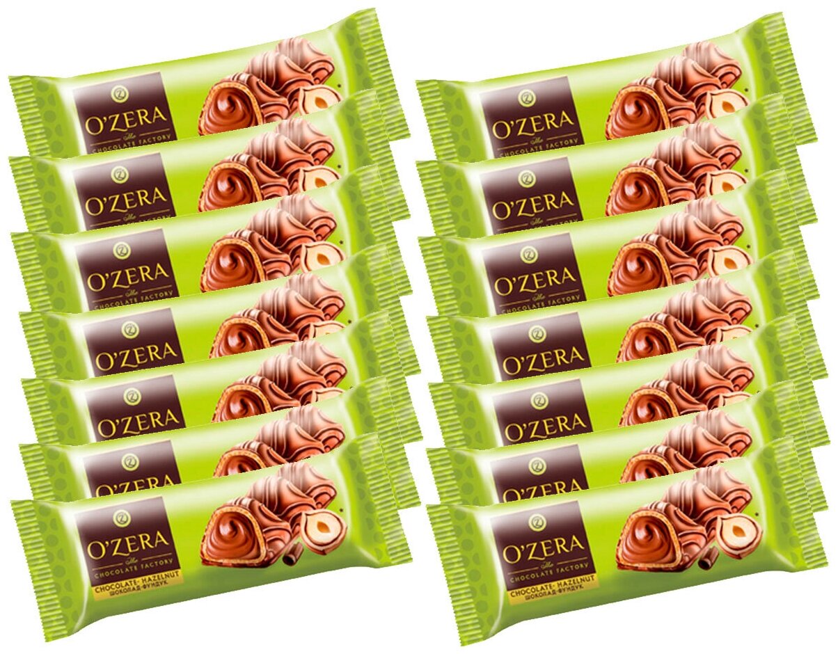 «OZera», батончик Chocolate Hazelnut, 23 гр. (упаковка 24шт) - фотография № 1