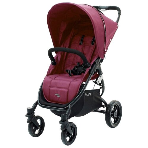 Прогулочная коляска Valco Baby Snap 4, Wine, цвет шасси: черный прогулочная коляска baby jogger city tour 2 бампер slate цвет шасси черный