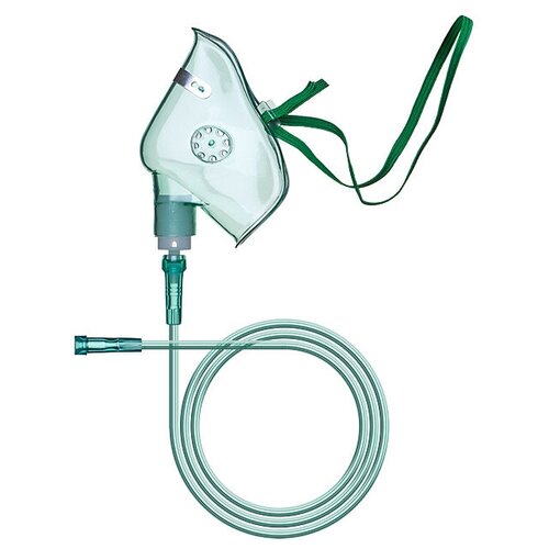 Маска кислородная размер L с трубкой 2 м. Alba Healthcare
