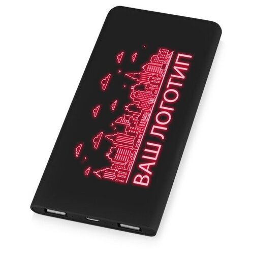 Портативное зарядное устройство с подсветкой логотипа Faros soft-touch 4000 mAh 225200₽