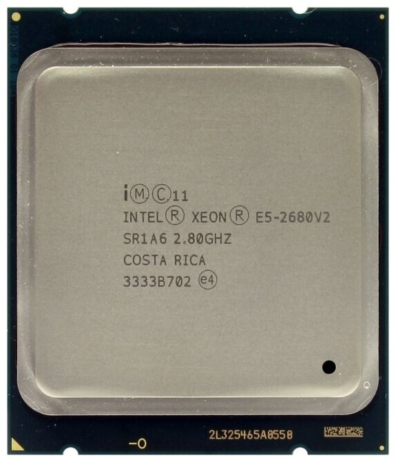 Процессор Intel Xeon E5 2680v2 (2,8 ГГц, LGA 2011, 25 МБ, 10 ядер)