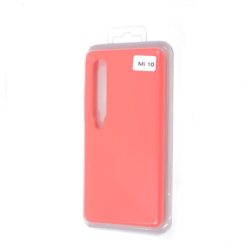 фото Чехол- накладка для xiaomi mi 10 silicone case nl ярко- розовый (12)