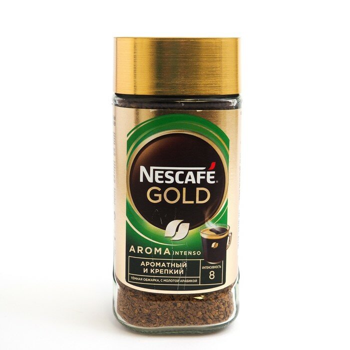 Кофе растворимый Nescafe Gold Aroma Intenso 170г - фото №6