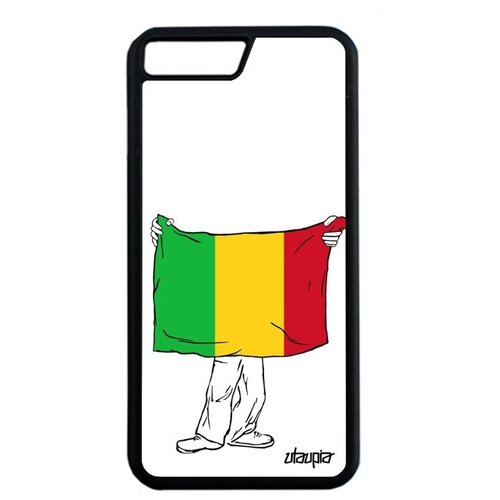 фото Новый чехол на смартфон // iphone 7 plus // "флаг мали с руками" государственный дизайн, utaupia, белый