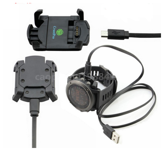 USB-зарядное устройство кабель /док-станция MyPads M27056 для умных смарт-часов Garmin Fenix 2/ Garmin Fenix 3/ Fenix 3 HR/HRM / Quatix 3