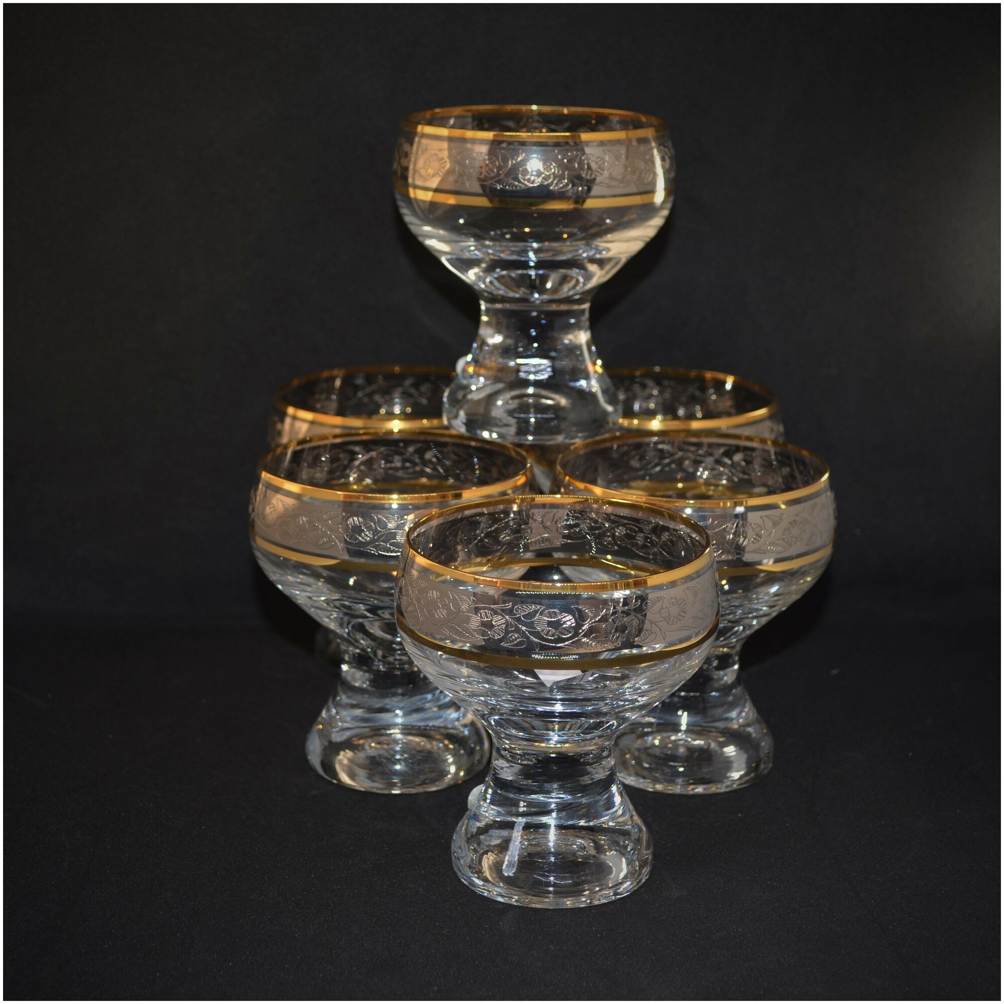 фото Набор креманок Джина, Богемия, 200 мл, 6 шт.