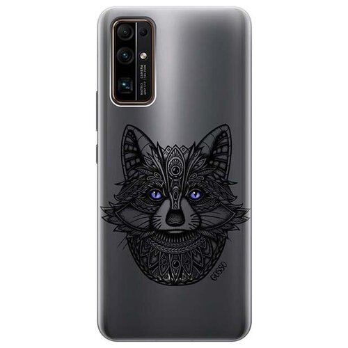 Ультратонкий силиконовый чехол-накладка для Honor 30 с 3D принтом Grand Raccoon ультратонкий силиконовый чехол накладка для honor 30 с 3d принтом grand wolf