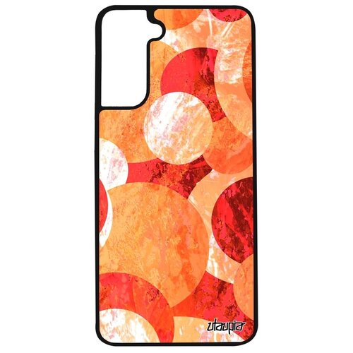 фото Защитный чехол на телефон // samsung galaxy s21 // "планеты" стиль круг, utaupia, оранжевый